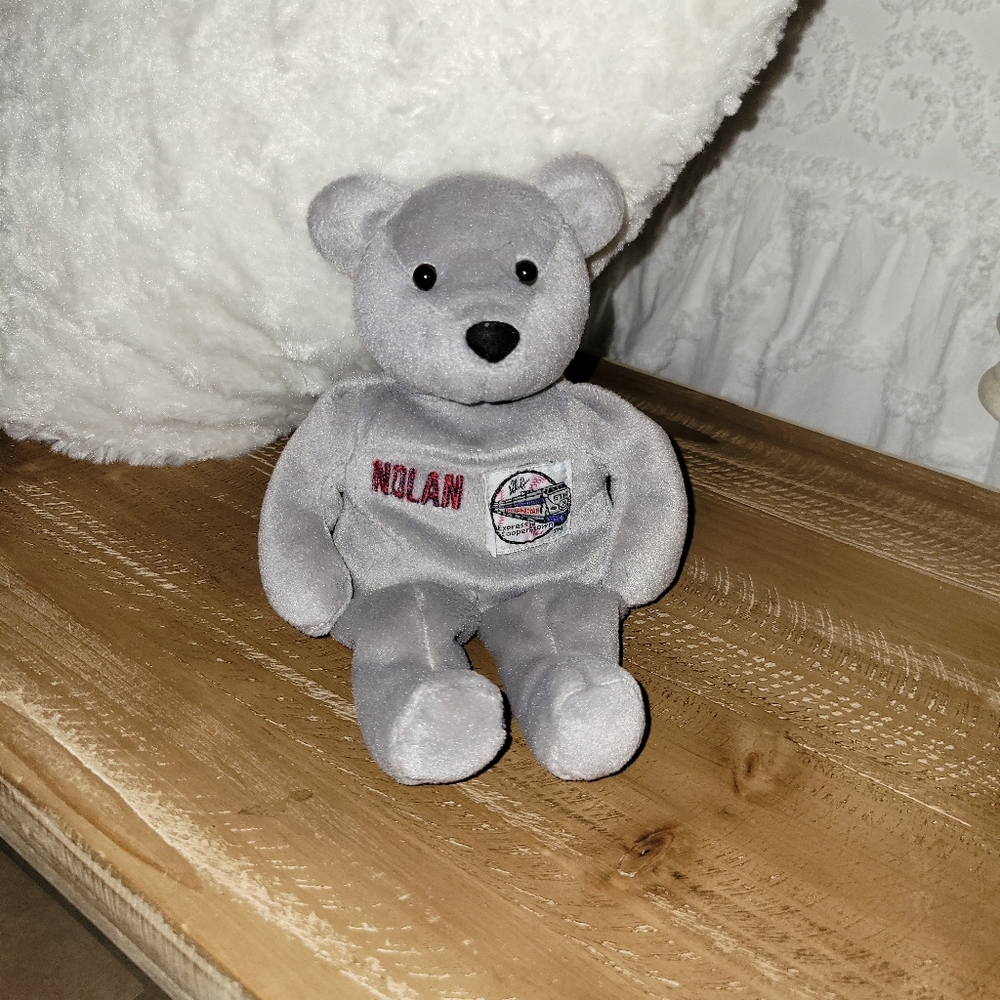 Nolan Ryan Salvino's Bammer Bear Plush MLB #34 No Tag